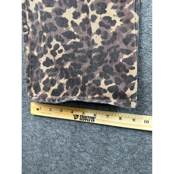 Abercrombie Fitch The Baggy Low Rise Leopard Print Jeans - Picture 7 of 13